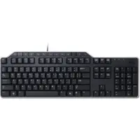Dell KB522, Taille complète (100%), Filaire, USB, Commutateur à membrane, QWERTY, Noir