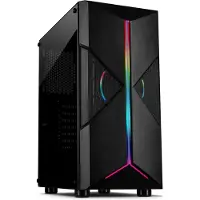Inter-Tech Inter Tech 88881341 Gaming-Gehäuse IT-3306 Cavy.1X120mm ARGB-Lüfter,s retail
