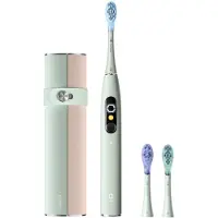 Oclean Brosse à dents électrique - - X Ultra 20 Set - Vert - Charge rapide sans fil - Autonomie 40 jours