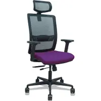 Piqueras Y Crespo Bali Traslack Axes 2d Arms Ergonomic Office Chair Violet
