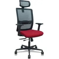 Piqueras Y Crespo Bali Traslack Axes 2d Arms Ergonomic Office Chair Rouge