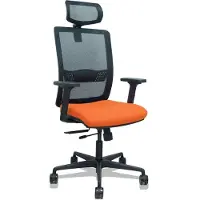 Piqueras Y Crespo Bali Traslack Axes 2d Arms Ergonomic Office Chair Orange
