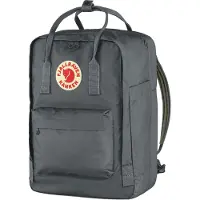 Fjällräven Sac à dos 'Kanken' gris / rouge / blanc