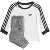 Adidas Originals Survêtement gris denim / noir / blanc