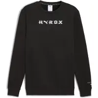 Puma Hommes, Pull-over, M x Hyrox Heavyweight Crewneck, Noir, (XXL)