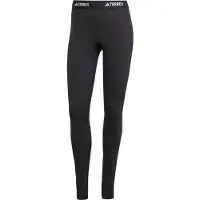 Adidas Pantalon de sport 'Multi Synthetic Base Layer' noir / blanc