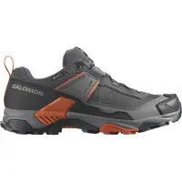 Salomon - Chaussures de randonnée en GORE-TEX - X Ultra 5 GTX M Asphalt / Castlerock / Burnt Ochre pour Homme - Taille 42 2/3 - Gris