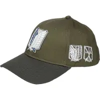 L'Attaque Des Titans Casquette Anime de - Wall Blason - pour Unisexe - kaki - Taille Standard