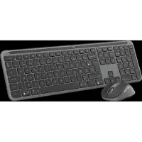 Logitech MK950 Signature Slim Clavier Sans Fil et Souris Combo Azerty FR Noir