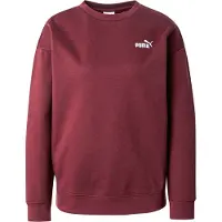 Puma Sweat de sport 'ESS No. 1' lie de vin / blanc