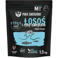 Paka Zwierzaka 1,5kg - nourriture sèche au saumon et poissons de la mer Baltique