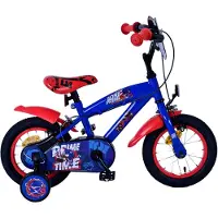 Volare Vélo enfant Sonic Prime - Garçons - 12 pouces - Bleu Rouge - Deux freins à main