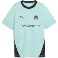 Puma Olympique Marseille 25/26 Training Junior Short Sleeve T-shirt Bleu 9-10 Years Enfants
