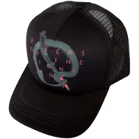 Queens Of The Stone Age Hommes, Casquette, Q Emblem Mesh Back Cap, Noir, (Taille unique)