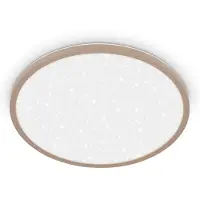 Briloner Plafonnier LED Plafonnier Salon Blanc neutre Cache toile