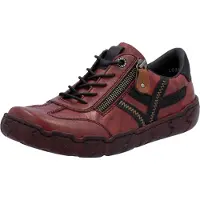 Rieker Baskets basses rouge / noir
