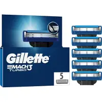 Gillette Mach 3 Turbo, cartouches de rechange, 5 pièces