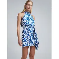 BWLDR Robe 'Leisha' bleu / blanc