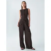 Willa Haut 'RISE TUNIC TOP' marron