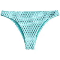 Next Bas de bikini turquoise / blanc