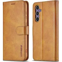 LC.Imeeke Galaxy A16 - Étui en cuir Housse (Samsung Galaxy A16 5G), Coque pour téléphone portable, Marron