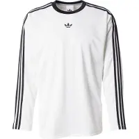 Adidas T-shirt Adicolor Jacquard Long-Sleeve Jersey hommes - Blanc - EU M