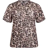 Zizzi Chemisier 'EULLA' noisette / brun foncé