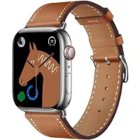 Forcell Strap F-DESIGN FA20 magnetic eco leather strap for APPLE Watch 38 / 40 / 41 mm brown (Eco-cuir), Sangles de montre, Marron
