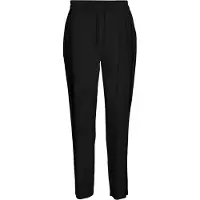 Vero Moda Pantalon Noir Droit Avec Cordon De Serrage Femme Vero Moda