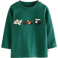 Next T-Shirt marron / vert / noir / blanc