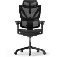 ACGAM Fauteuil de bureau gaming CG-5245M : ergonomique, 4 angles d'inclinaison, 136 kg, accoudoirs 3D, tissu maillé, capteur de poids