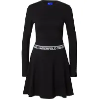 Karl lagerfeld Jeans A3w13009 Milano Long Sleeve Short Dress Noir M Femme