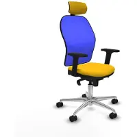Piqueras Y Crespo Bürostuhl Jorquera Piqueras et Crespo 2D086N2 Gelb