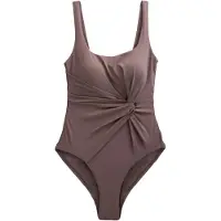 Next Maillot de bain modelant chocolat