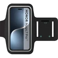 SmartFitness Bracelet de sport pour téléphone portable, Brassard pour smartphone, Noir