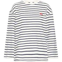 Ichi T-shirt 'IHXNYLA' noir / blanc
