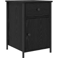vidaXL Cabinet de chevet Chêne noir 40 x 42 x 60 cm Bois d'ingénierie