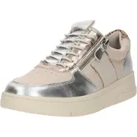 Jana - Baskets lacées, style sportif, couleur métallisée, pour le quotidien