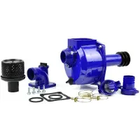 GEKO Pompe mécanique auto-amorçante avec poulie 2" G81467