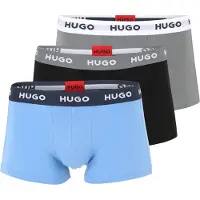 HUGO 50532611 Trunk Red Boxers 3 Units Bleu L Homme