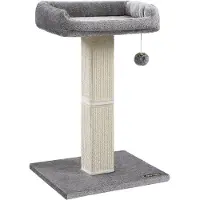 Usorteret Katzenkratzbaum mit Sisalsäule und Plüschball (Beige, Gris)