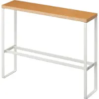 Yamazaki Étagère à pantoufles avec support en bois TOWER (50 x 41 x 41 cm)