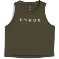 Puma Femmes, T-shirt de sport, W x Hyrox Cloudspun Thermoadapt Crop Tank (S), Vert, S