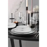Hermia Concept , MOD18Y4B540220, service de table (18 pièces), multicolore, 100 % PORCELAINE, 27 x 27 cm