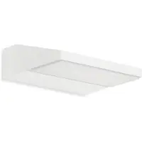 Telefunken - Applique d'extérieur LED, applique d'extérieur, tête orientable, 10 watts, 1100 lumens, 4000 Kelvin, IP44, blanc, 172x141x52mm(l x l x h)