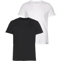 Lee T-Shirt 'TWIN PACK CREW' noir / blanc