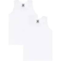 Petit Bateau Debardeur enfant NATHAN garcons - Blanc - 5 ans