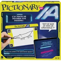 Mattel Pictionary Vs Artificial Intelligence French Board Game Clair Enfants
