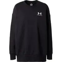 Under Armour Essential Fleece Os Crew Sweatshirt Noir S Femme