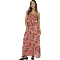 ONLY Robe 'ONLElena' bleu roi / orange foncé / rouge clair / rouge foncé